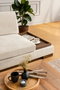 Atelier Del Sofa Tulip Sofá Esquinero Izquierdo con Puf - Beige